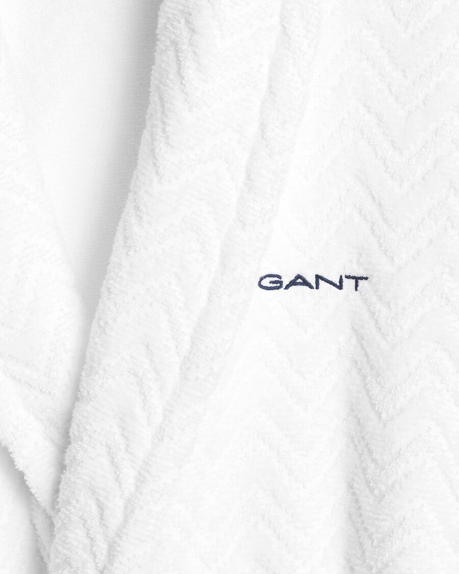 robe jacquard espinha de peixe - branco