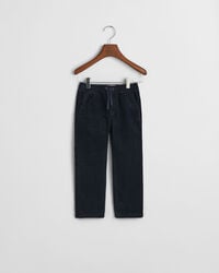 calça infantil de veludo cotelê - azul noite
