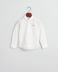 camisa oxford infantil shield - branca