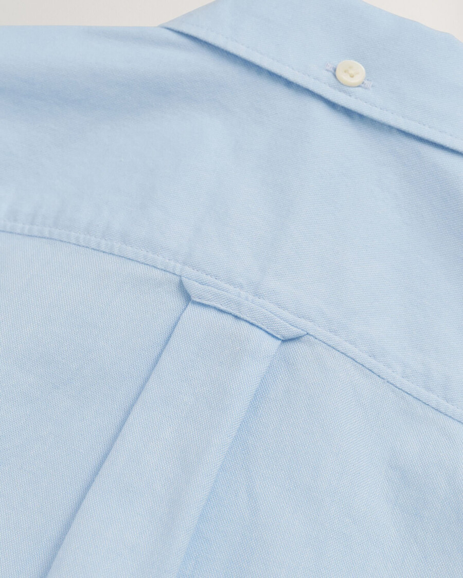 camisa oxford infantil shield - azul capri