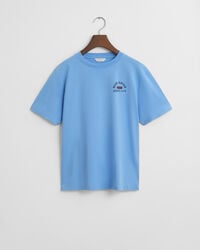 camiseta estampada para adolescentes - azul sonho