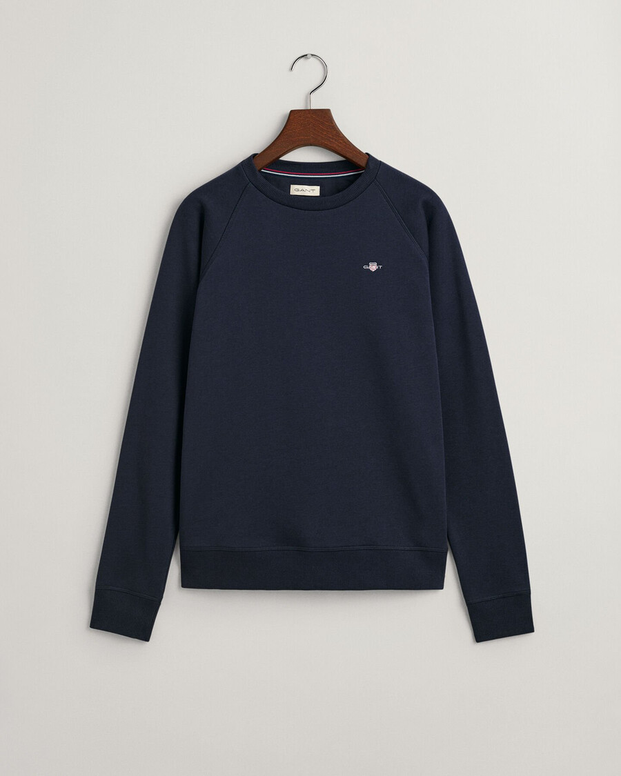 moletom teens shield com gola redonda - azul noite