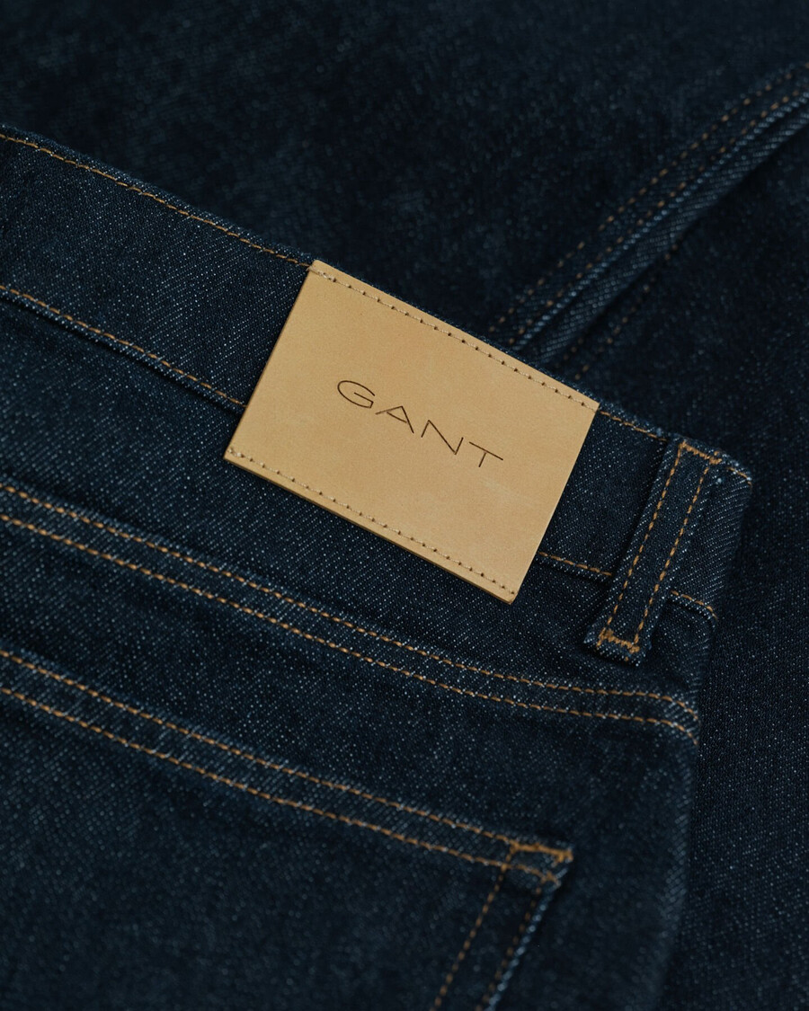 calça jeans reta para adolescentes - azul escuro