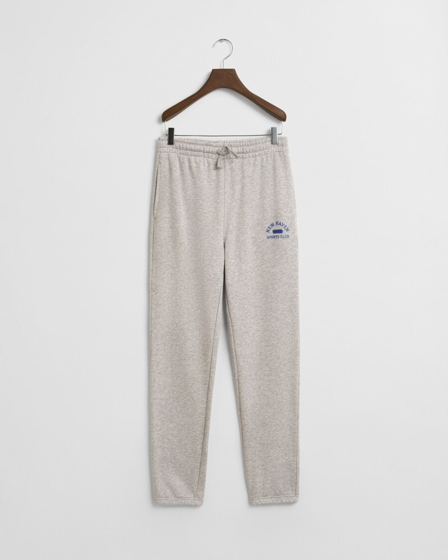 calça de moletom estampada para adolescentes - cinza mesclado claro