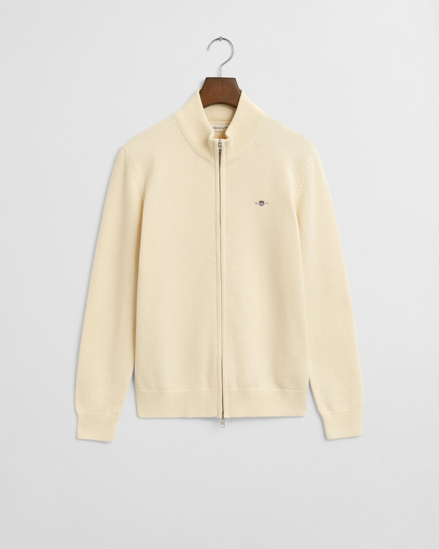 cardigã casual de algodão para adolescentes - creme