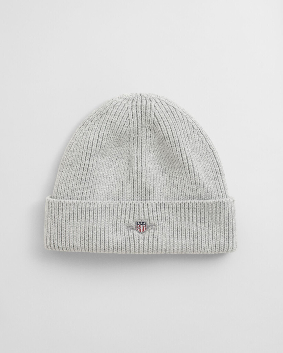 gorro de algodão teens shield - cinza mesclado claro
