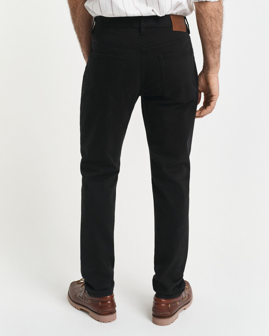 calça jeans desert slim fit - preta