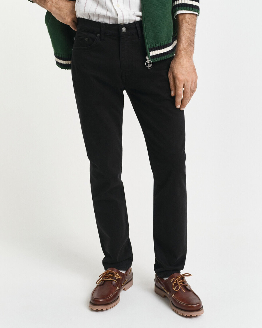 calça jeans desert slim fit - preta
