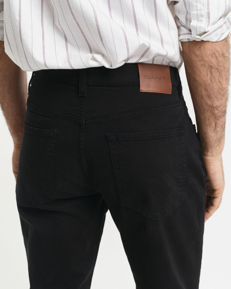 calça jeans desert slim fit - preta