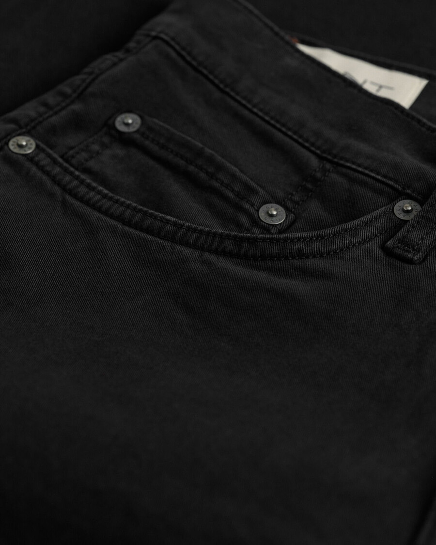 calça jeans desert slim fit - preta