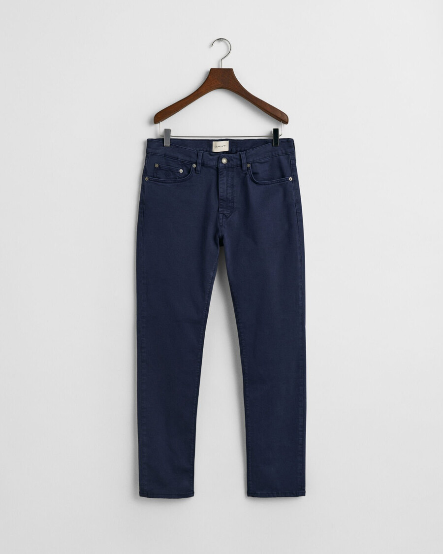 calça jeans desert de corte regular - marine