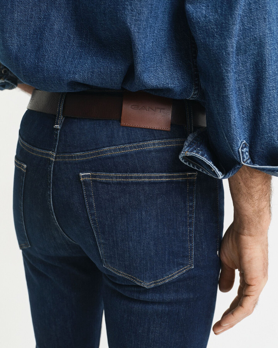 calça jeans active recover extra slim fit - azul escuro desgastado