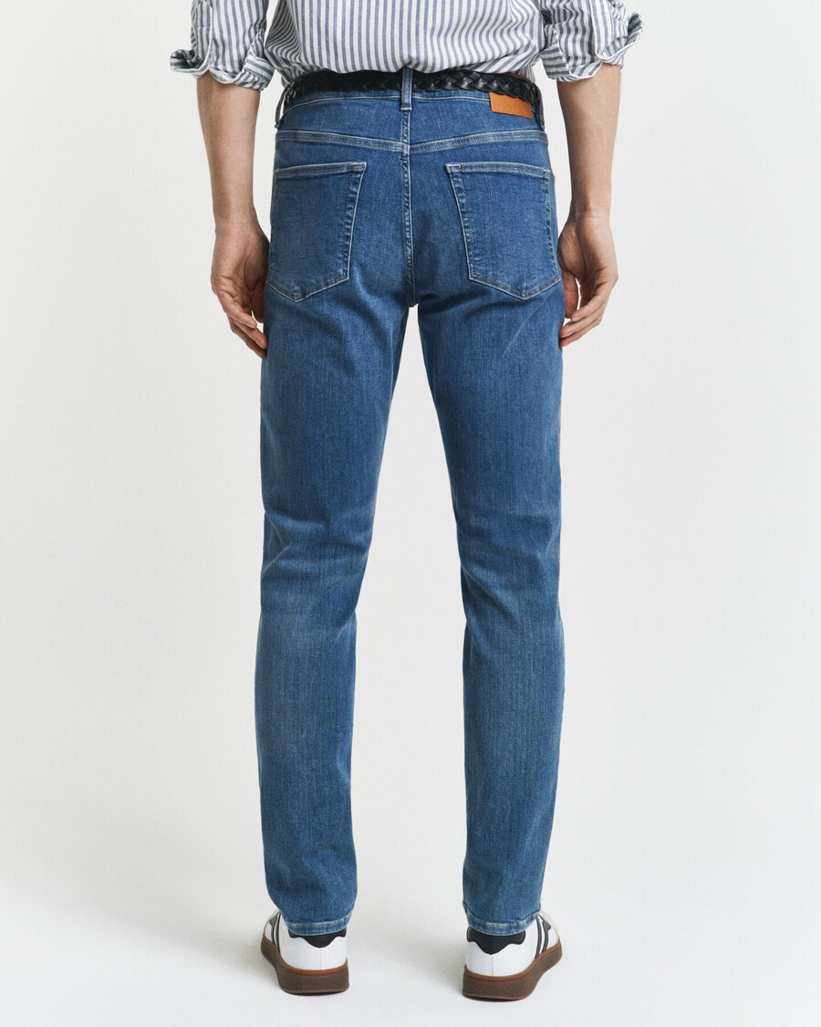 calça jeans active recover extra slim fit - azul médio desbotada