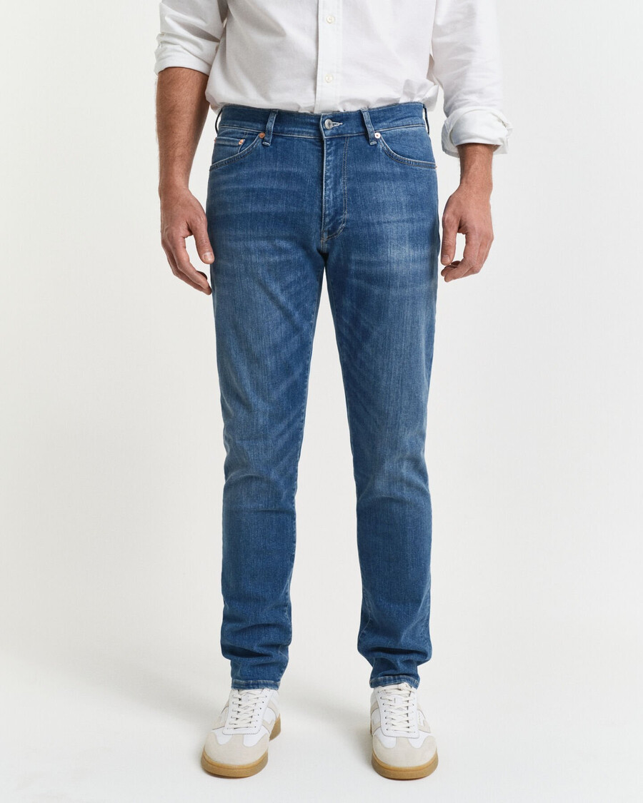calça jeans active recover extra slim fit - azul médio desbotada
