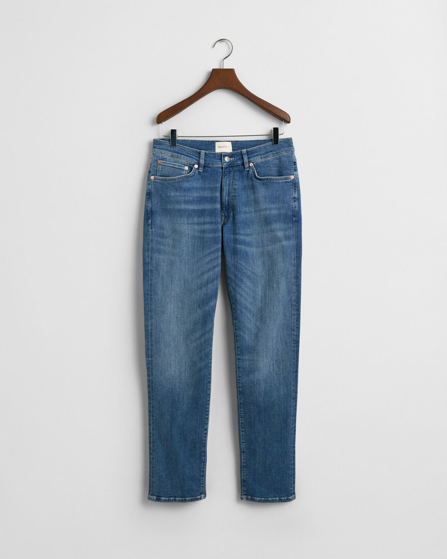 calça jeans active recover extra slim fit - azul médio desbotada