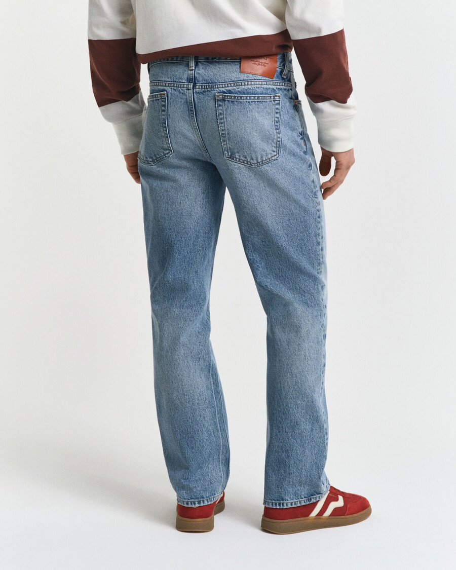 calça jeans bootcut vintage lavada - azul claro vintage