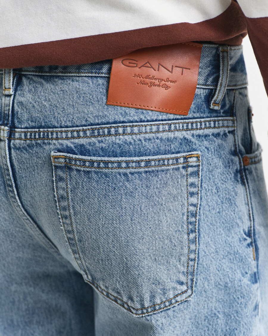 calça jeans bootcut vintage lavada - azul claro vintage