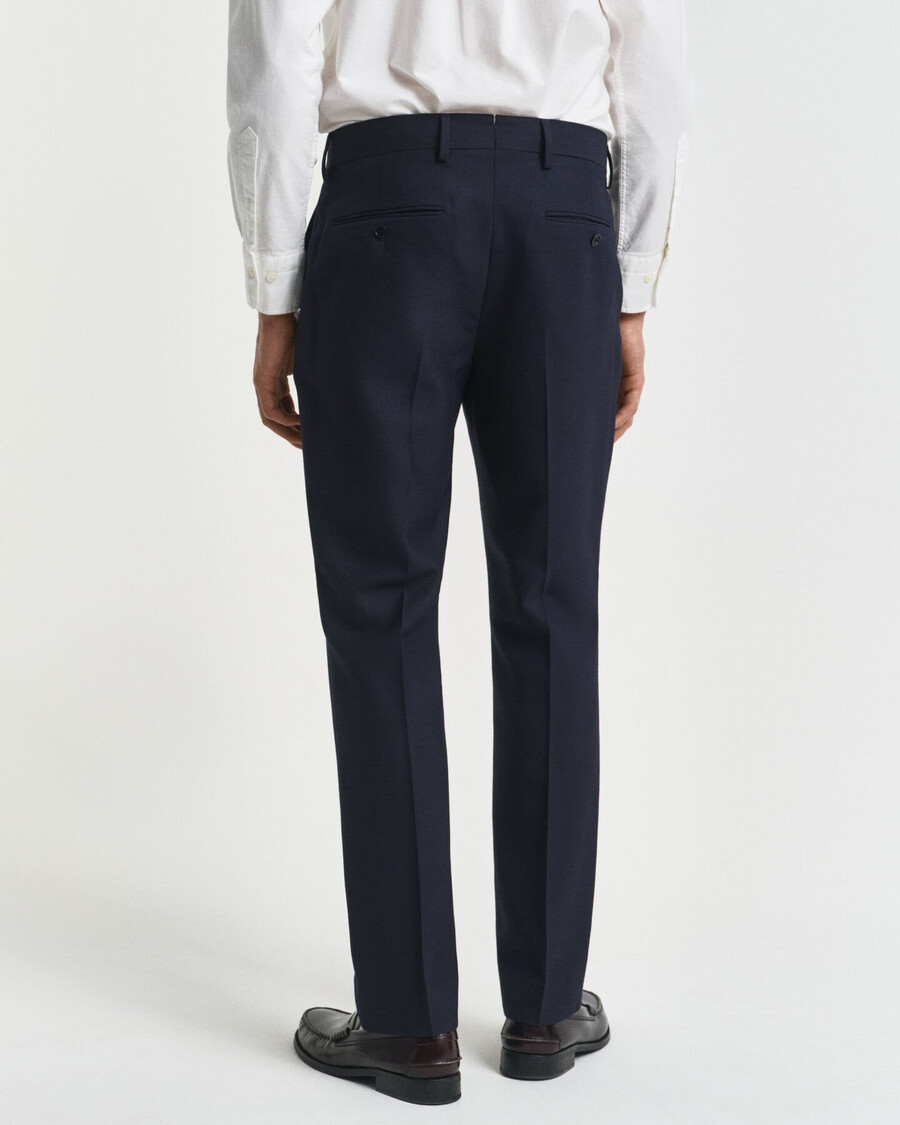 calças de fato de clube slim fit - azul noite