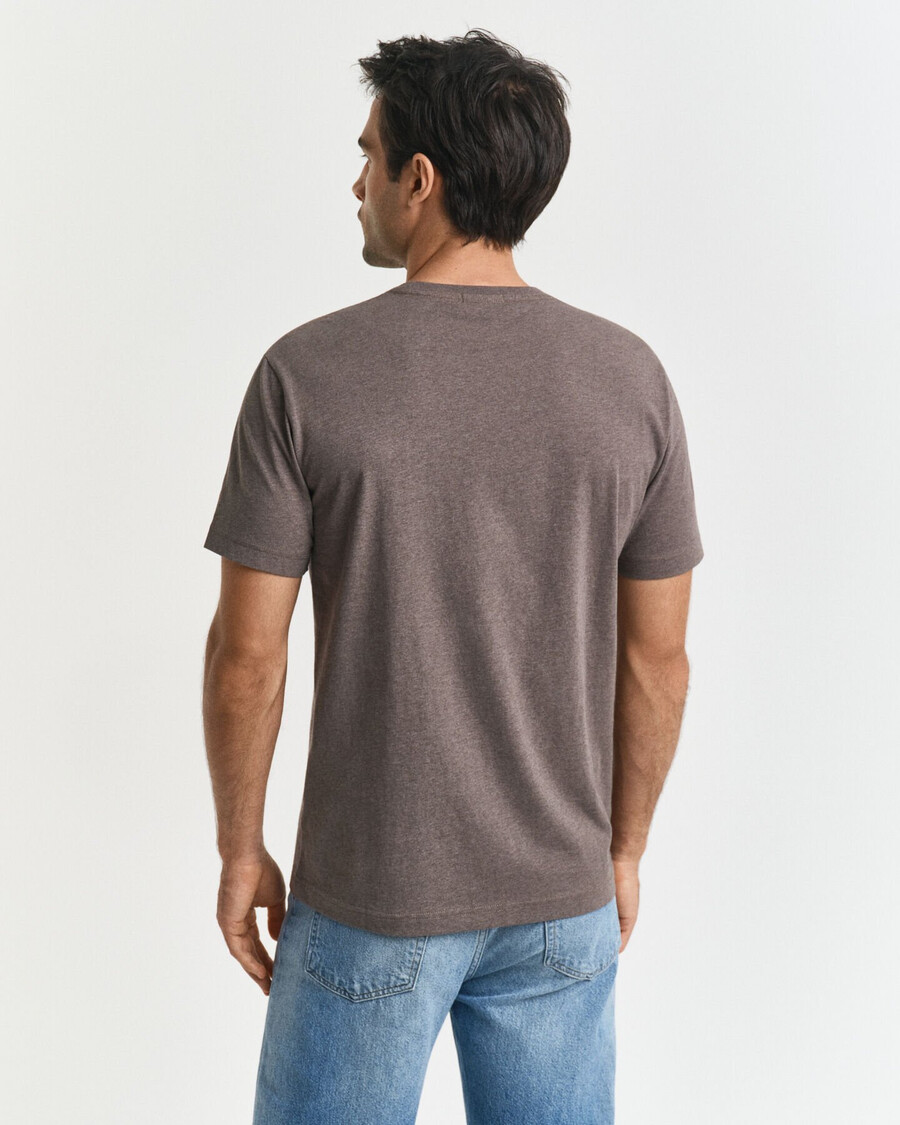 camiseta shield de corte regular - mescla seawood