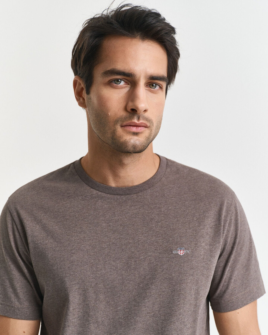 camiseta shield de corte regular - mescla seawood