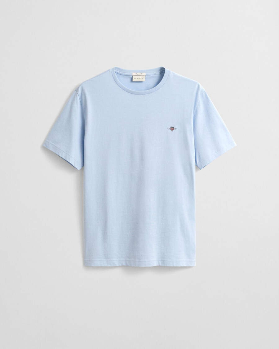 camiseta shield de corte regular - azul claro