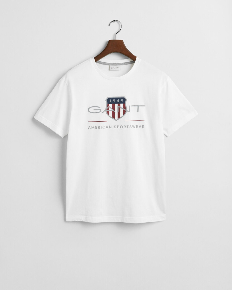 camiseta archive shield - branca