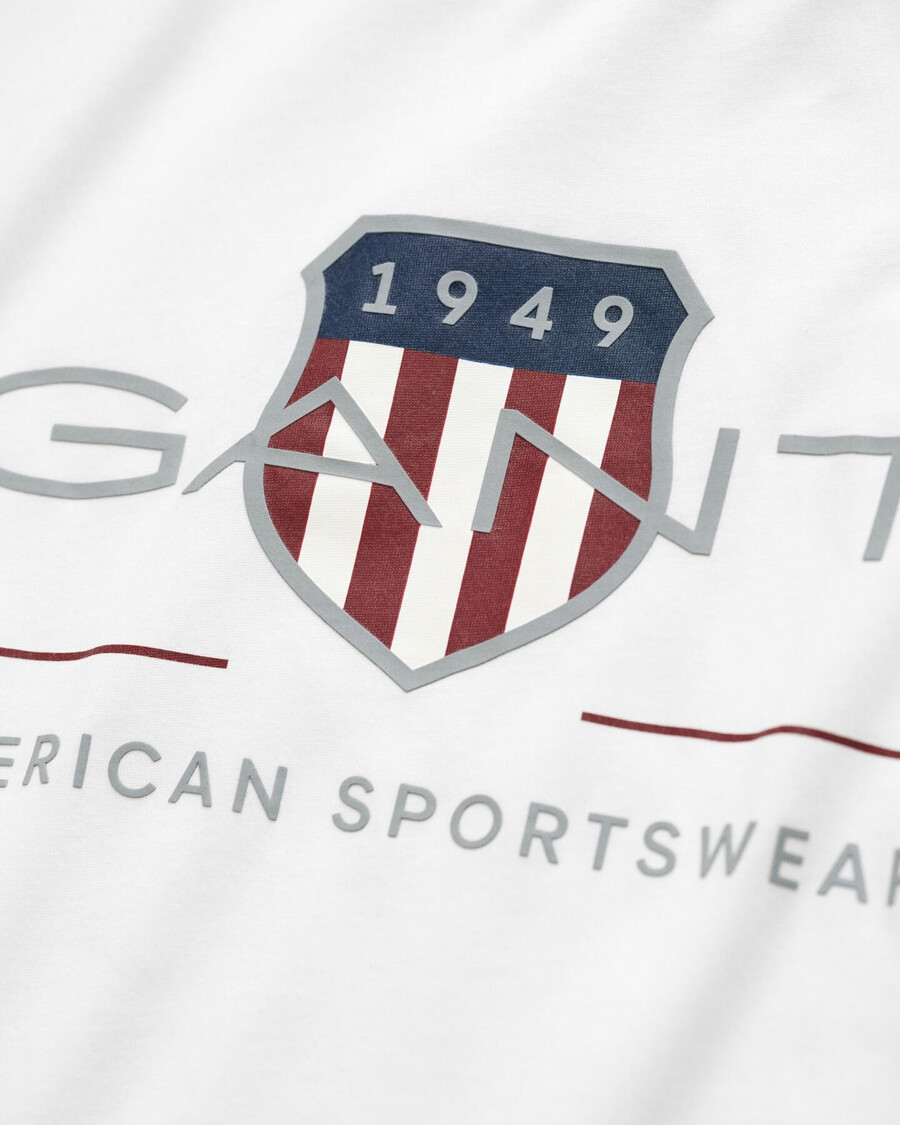 camiseta archive shield - branca