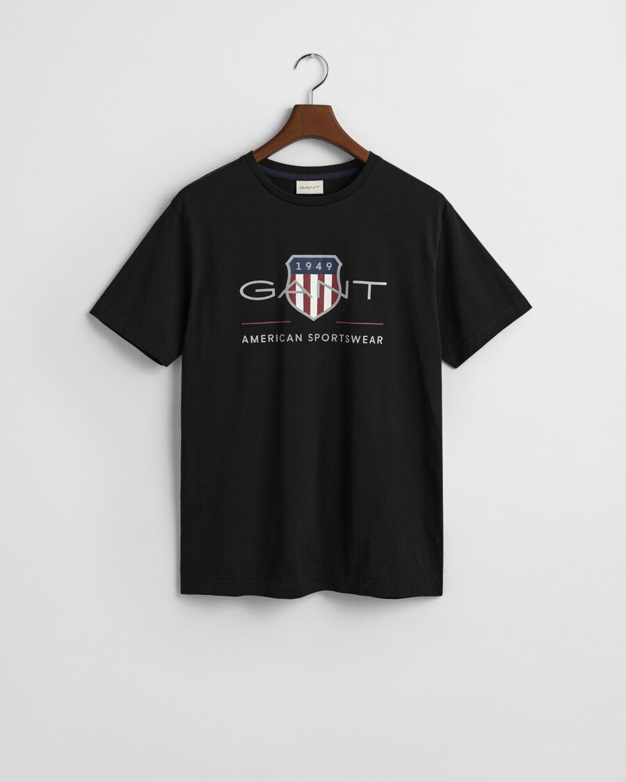 camiseta archive shield - preta