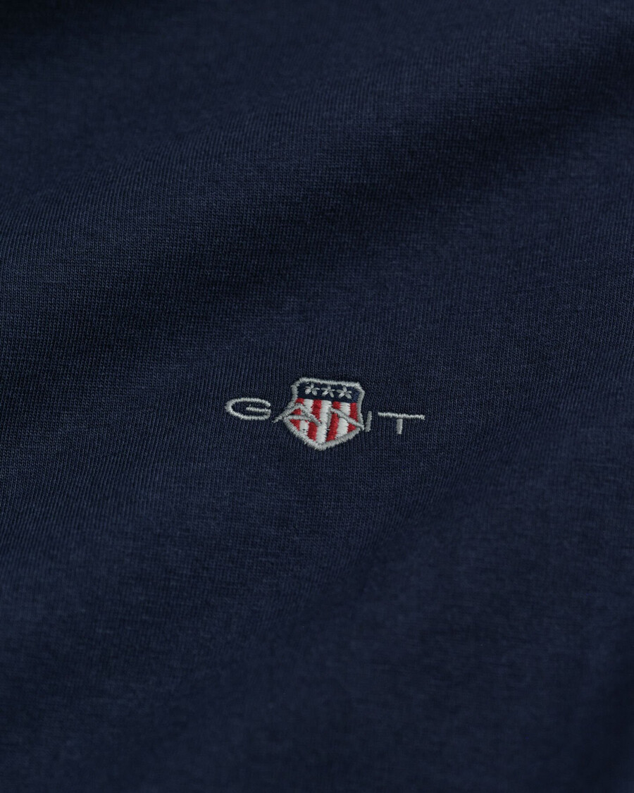 camiseta de manga comprida shield - azul noite
