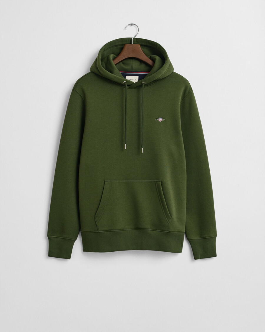 moletom com capuz shield - verde campestre