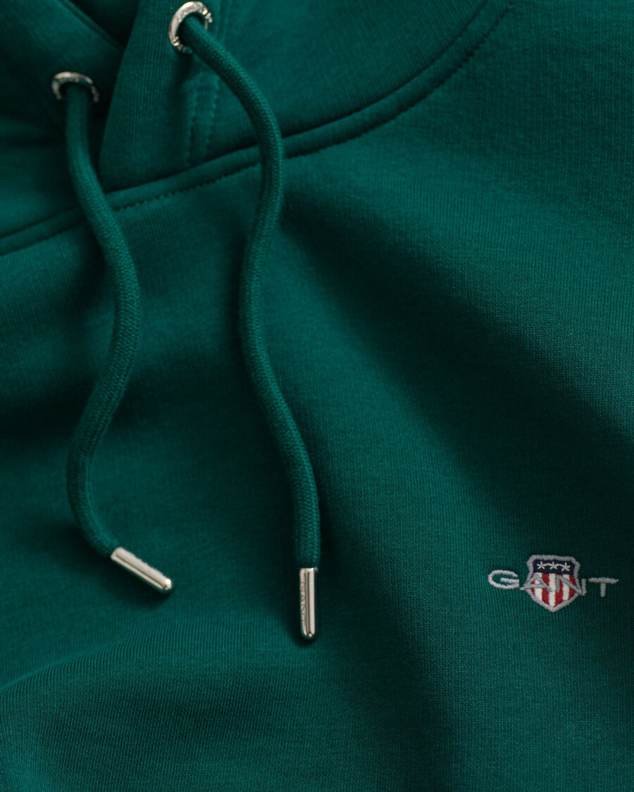 moletom com capuz shield - verde floresta profunda