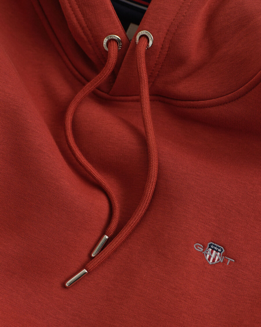 moletom com capuz shield - cor ferrugem moderna