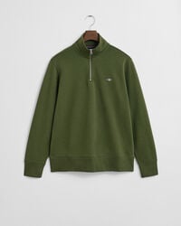 moletom shield com meio zíper - verde campestre