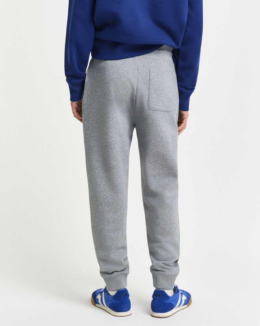 calça de moletom shield - cinza mesclado