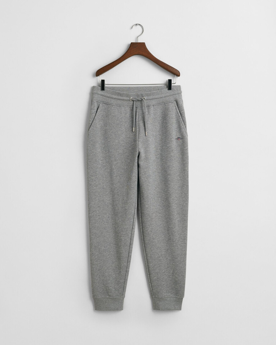 calça de moletom shield - cinza mesclado