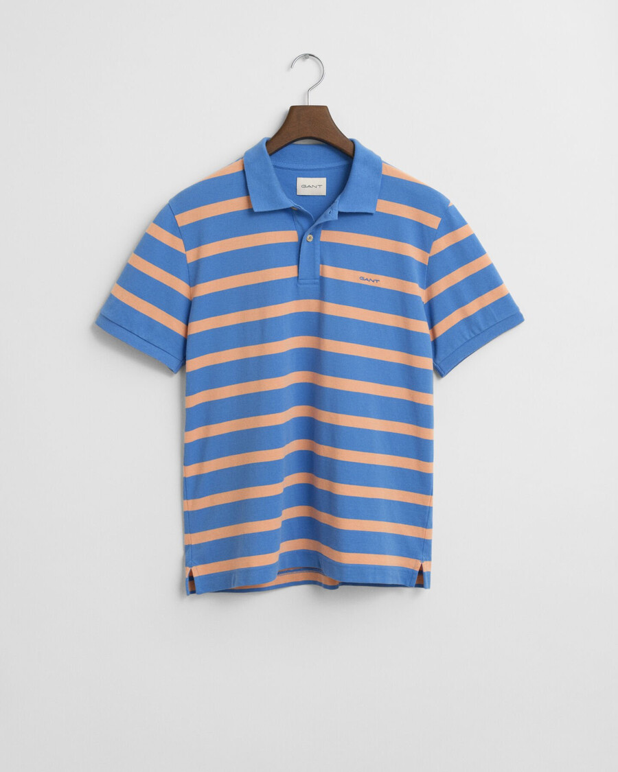 camisa polo listrada - azul perfeito