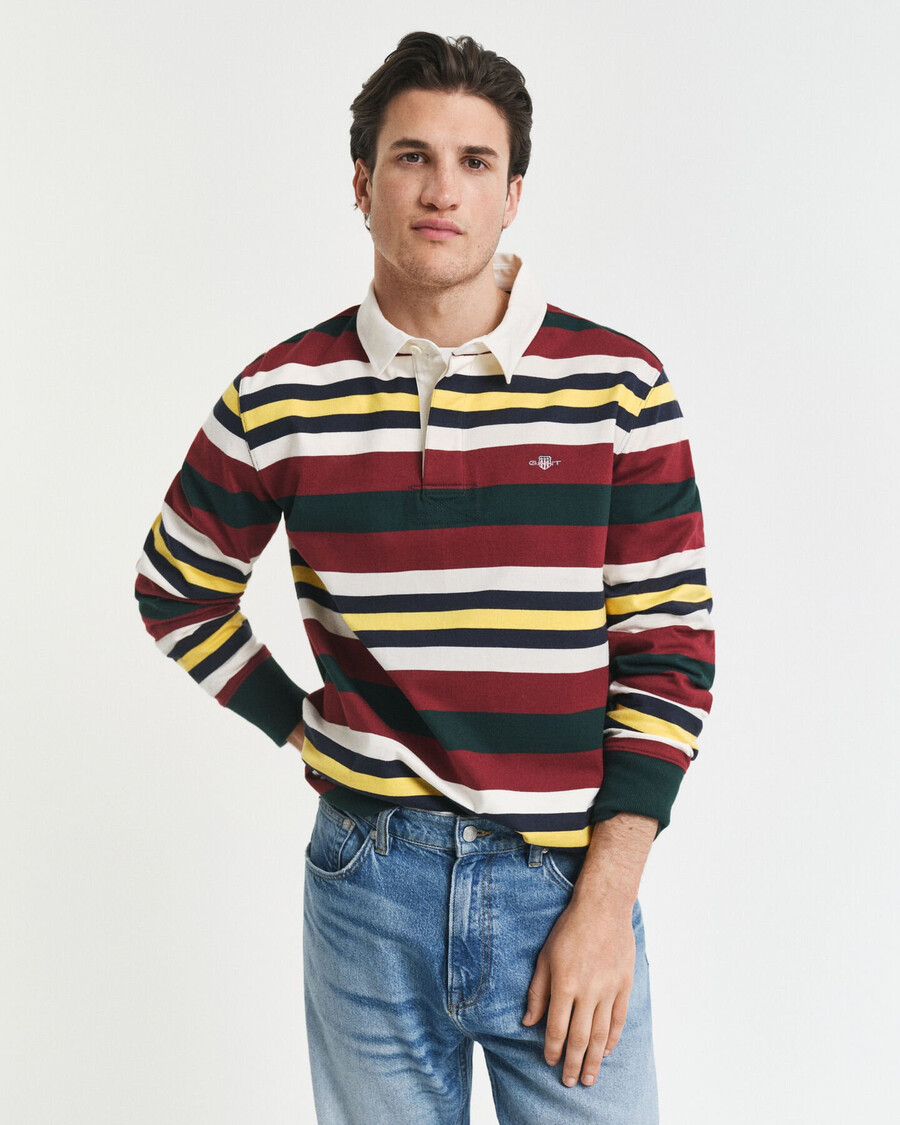 tapete de rúgbi pesado listrado - verde tartan