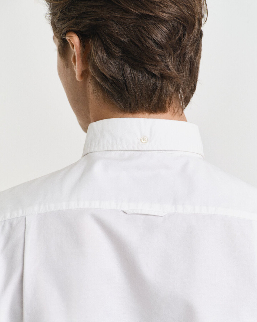 camisa oxford clássica slim fit - branca