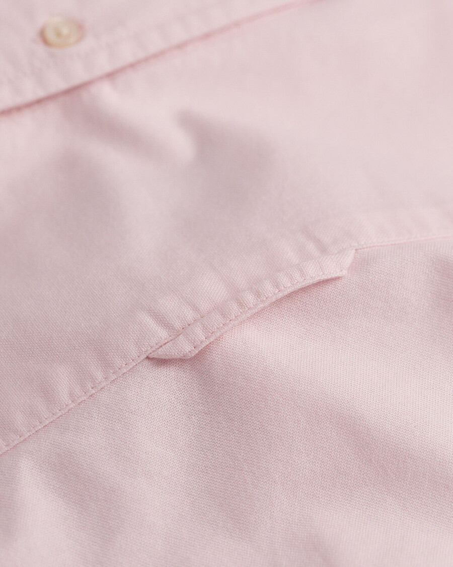 camisa oxford clássica slim fit - rosa claro