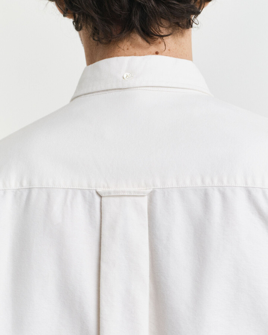 camisa oxford heritage relaxed fit - cor casca de ovo