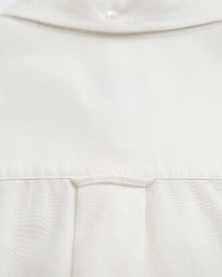 camisa oxford heritage relaxed fit - cor casca de ovo