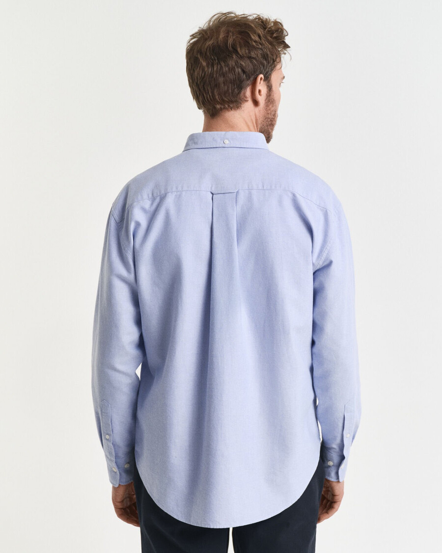 camisa oxford heritage relaxed fit - azul myosotis