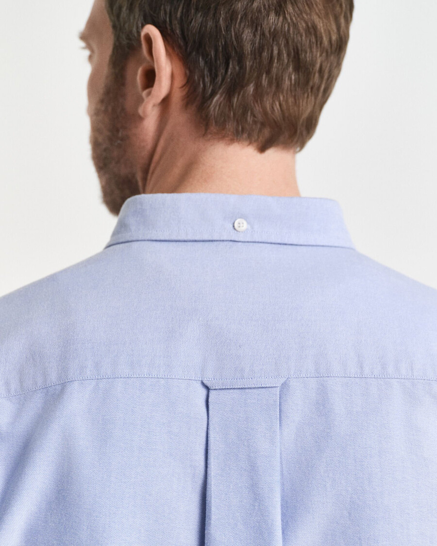 camisa oxford heritage relaxed fit - azul myosotis