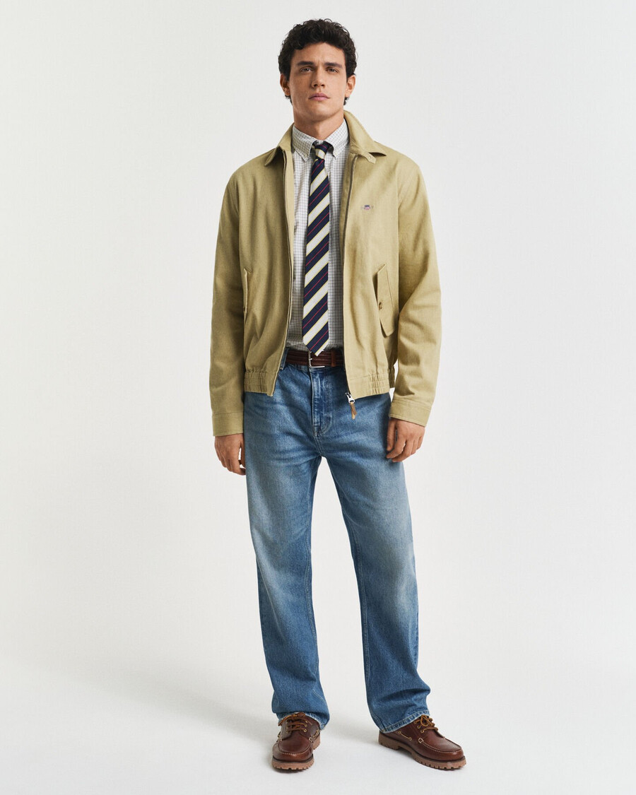 camisa clássica xadrez de popeline com corte regular - verde juniper