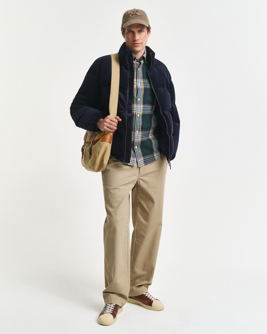 camisa xadrez de flanela estilo ventosa corte regular - verde tartan