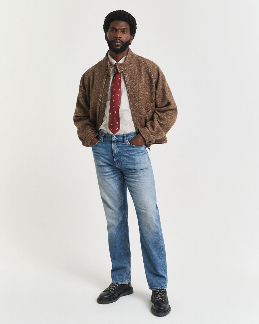 camisa oxford de luxo xadrez com modelagem oversized - branco marfim