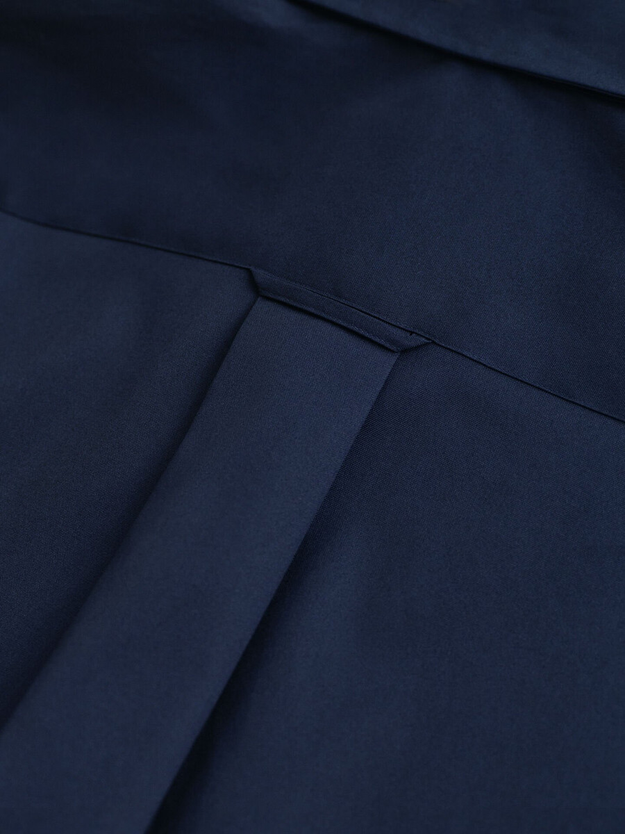 camisa oxford pinpoint de corte regular - azul marinho