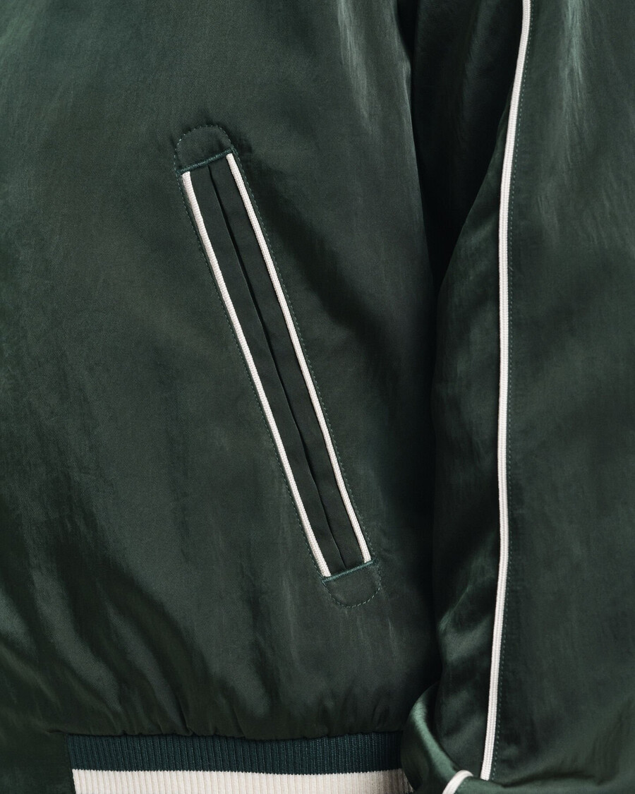 jaqueta varsity sport club - verde xadrez