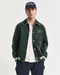 jaqueta varsity sport club - verde xadrez