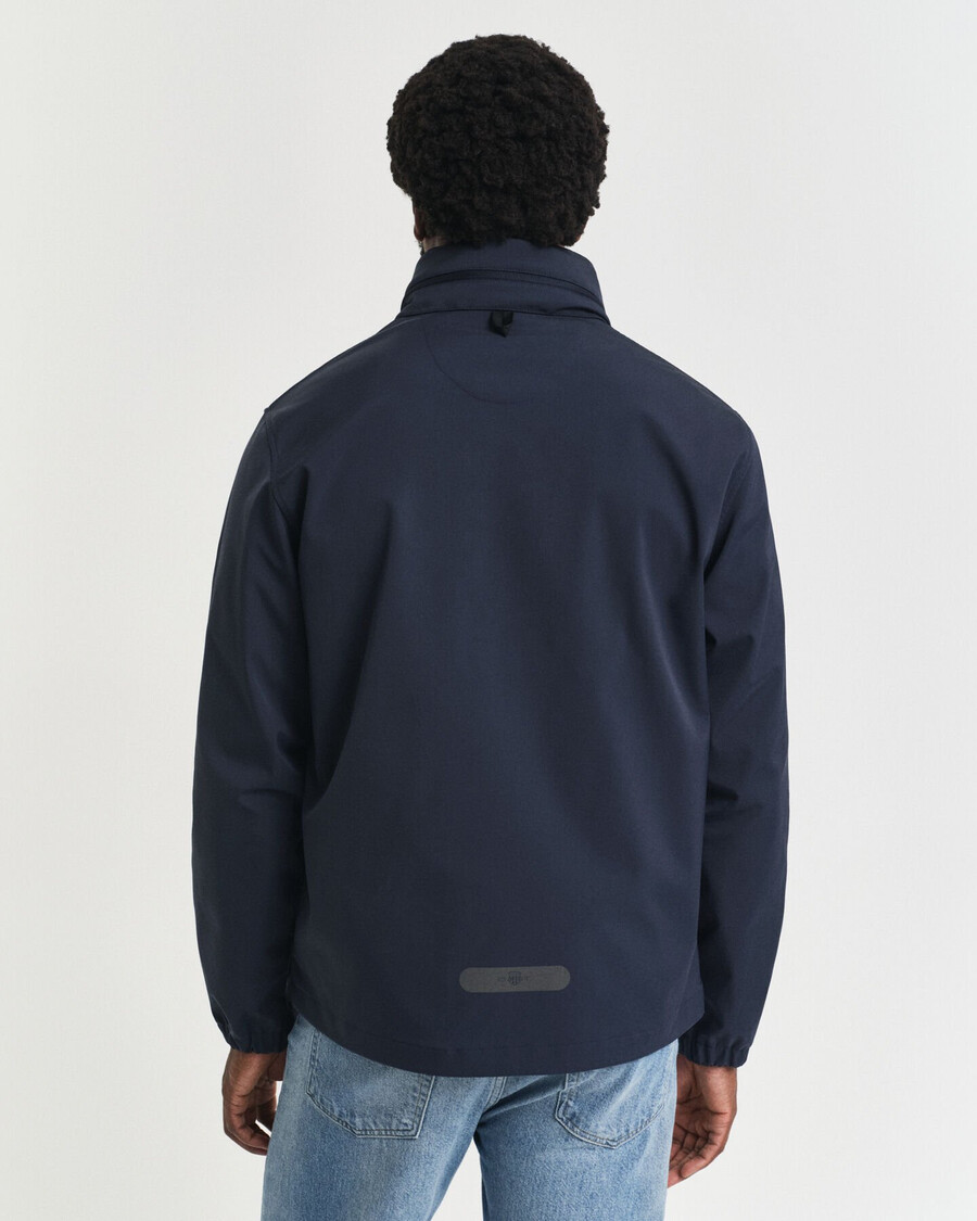 jaqueta soft shell - azul noite